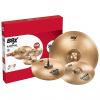 Custom SABIAN B8X 2-Pack of 14" Hi Hats and 18" Crash Ride with Bonus Free 14" Thin Crash
