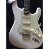 Custom Fender custom shop 1961 stratocaster jouneyman relic Olympic white with matching headstock