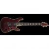 Custom Schecter Omen Extreme-6 Electric Guitar in Black Cherry Finish