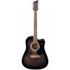 Jay Turser JJ-45FCET Series Acoustic/Electric Guitar Black Sunburst
