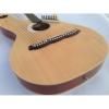 Custom Shop 6 6 8 String Acoustic Electric Double Neck Harp Guitar