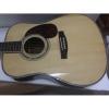 Cream D45 Acoustic Electric Guitar With Fishman Pickup Sitka Solid Spruce Top With Ox Bone Nut &amp; Saddler
