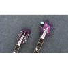 Custom Shop Double Neck Rickenbacker Purpleglo 4003 4 String Bass 12 String Guitar