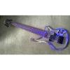 Custom Made H&amp;S Sequoia 7 String Acrylic Bass Blue LED Light Fretboard