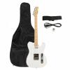 Professional Electric Guitar White with Amplifier Bag Strap Tool Pick