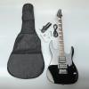 IRIN Professional Electric Guitar Black with Bag Strap Pick Tremolo Bar Cable