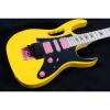 Custom Shop Yellow Ibanez Pink Pickups Electric Guitar