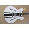 Custom Shop Tom Delonge ES-333 White Electric Guitar