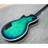 Custom Shop Teal Quilted Maple Top Electric Guitar
