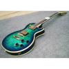 Custom Shop Teal Quilted Maple Top Electric Guitar