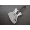 Custom Shop Sparkle Firebird P90 3 Pickups Silver Mist Poly Color Electric Guitar