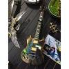 Custom Shop SG Relic LED Light Fretboard Electric Guitar Left Handed