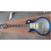 Custom Shop Robot Left Handed Blue Ace Frehley LP Electric Guitar