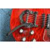 Custom Shop Red Orange Quilted Maple Top Electric Guitar Bigsby Tremolo