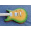 Custom Shop PRS Tiger Yellow Green Maple Top Electric Guitar