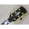 Custom Shop P90 L5 Transparent Yellow Paint Electric Guitar Spring vibrato