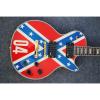 Custom Shop LP Red Flag 04 Confederate Electric Guitar