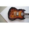 Custom Shop Hand Crafted Skull SG Vintage Carved Electric Guitar