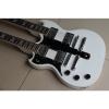 Custom Shop Don Felder EDS 1275 SG Double Neck Arctic White Left Handed Electric Guitar