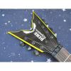 Custom Shop Black Yellow Bindings Dime Razorback Dean Electric Guitar