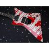 Custom Shop Dan Jacobs LTD ESP Blood Spatter Electric Guitar