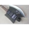 Custom Shop Axe Black Gray 6 String Electric Guitar Tremolo