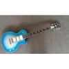 Custom Shop Ace Frehley Robot Silver Dust Extended Blue LP Electric Guitar