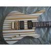 Custom Schecter White Gold Electric Guitar