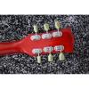 Custom Quilted Red Abalone Snakepit Slash Inlay Fretboard Electric Guitar