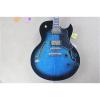Custom guitarra ES137 Blue Burst Electric Guitar