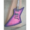 Custom Ken Lawrence Flame Maple Top Purple Electric Guitar