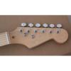 Custom Jimmie Vaughan Transparent Red Led Acrylic Stratocaster Electric Guitar