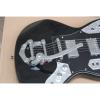 Custom Jaguar Black 6 String Tremolo Electric Guitar