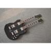Custom Don Felder EDS 1275 SG Double Neck Black Electric Guitar