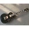 Custom ES137 Florentine LP Fhole High Gloss Black Electric Guitar 4 Pcs Pickugard