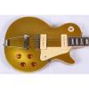 Custom Build 1952 LP Gold Top Electric Guitar Trapeze Tailpiece