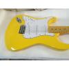 Custom American Stratocaster Yellow Monaco Electric Guitar
