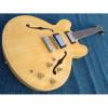Custom 1959 ES 335 Matte Finished Natural Electric Guitar