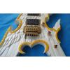 Custom  Shop ESP Angel White Electric Guitar Carvings