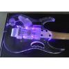 Crystal Ibanez Blue Led Light Acrylic Plexiglass Electric Guitar