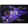 Crystal Ibanez Blue Led Light Acrylic Plexiglass Electric Guitar