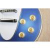 Corvette Custom Shop Metallic Blue Electric 6 String Guitar