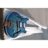 Custom Shop Whale Blue Tiger Maple Top Languedoc Electric Guitar with Bracing Inside