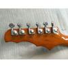 Custom Shop Amber Finish Tiger Maple Top Languedoc Electric Guitar Fhole Deadwood with Bracing Inside