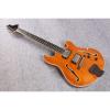 Custom Shop Amber Finish Tiger Maple Top Languedoc Electric Guitar