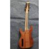 Custom Shop 8 String Natural Wood Mandshurica Pattern Electric Guitar