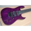 Custom Shop 7 String Purple Flame Maple Top Electric Guitar