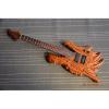 Custom Handmade 6 String Carved Dragon Electric Guitar