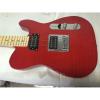 Custom Fender Telecaster Flame Maple Red Wine Electric Guitar