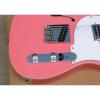 Custom Fender F Hole Carnation Pink Telecaster Electric Guitar